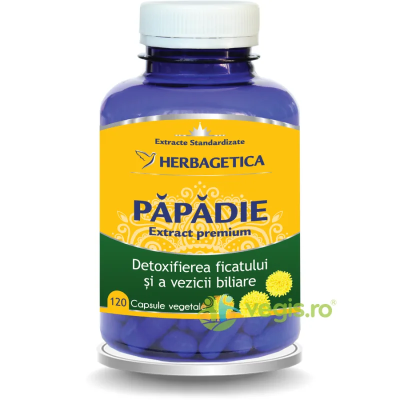 Papadie Extract 120cps HERBAGETICA — preț și oferte