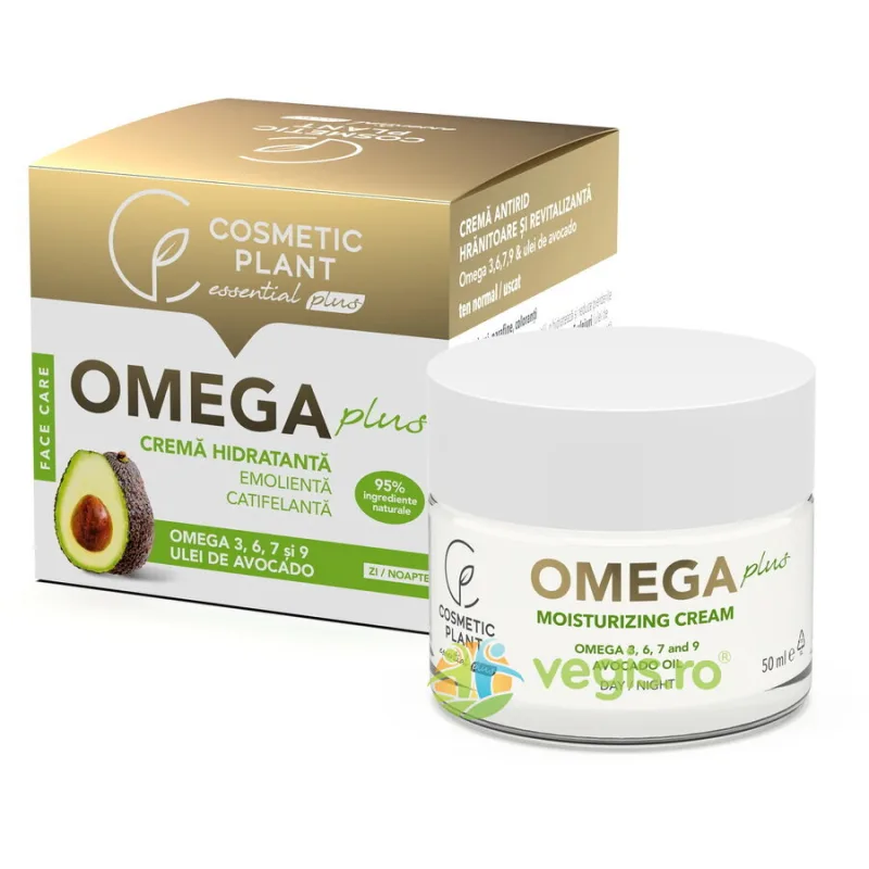 Crema Hidratanta si Catifelanta de Zi si Noapte Omega Plus 50ml — preț și oferte
