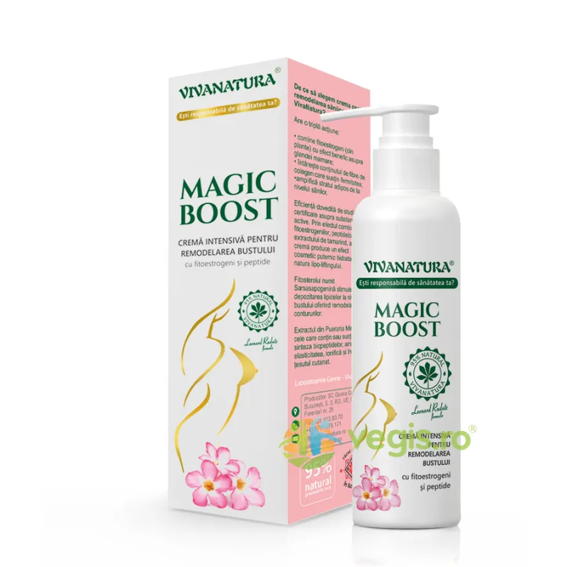 Crema Intensiva pentru Remodelarea Bustului cu Fitoestrogeni si Peptide Magic Boost 145ml — preț și oferte