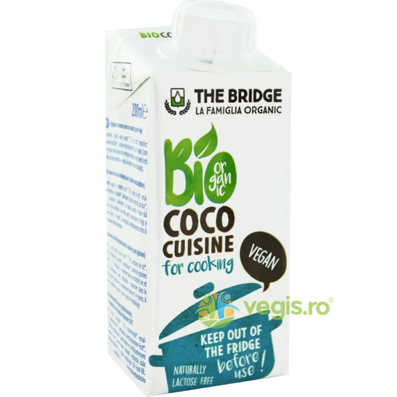 Crema Vegetala din Cocos pentru Gatit Ecologica/Bio 200ml — preț și oferte