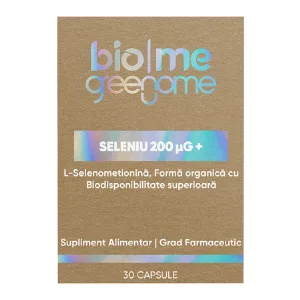 Seleniu (l-selenometionina) 200μg+, 30 capsule, Biome