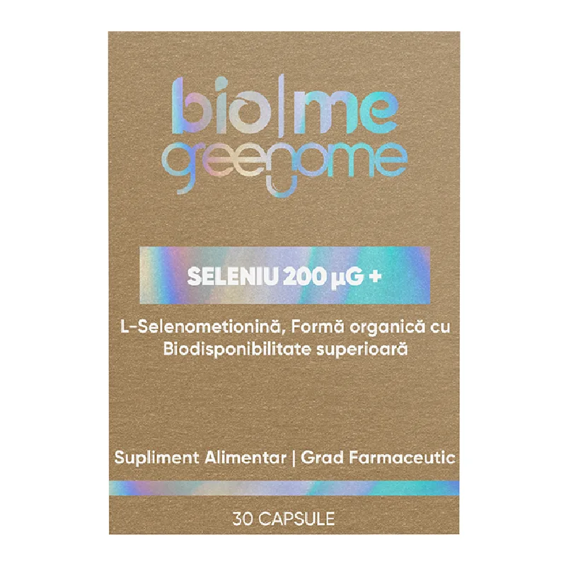 Seleniu (l-selenometionina) 200μg+, 30 capsule, Biome — preț și oferte