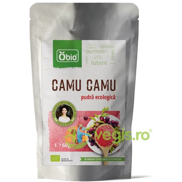 Camu Camu Pudra Ecologic/Bio 60g OBio — preț și oferte