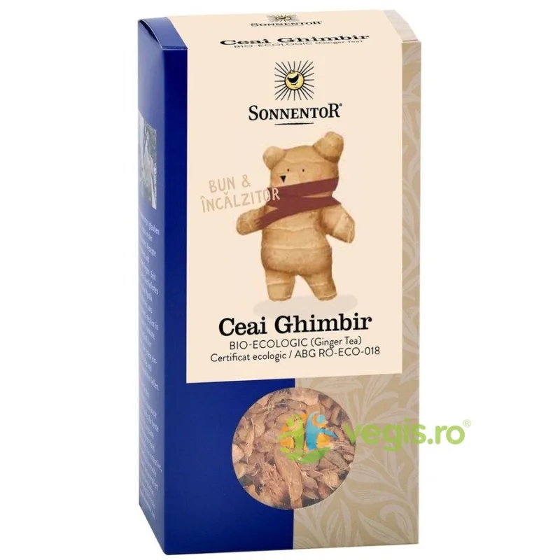 Ceai Ghimbir Ecologic/Bio 90g SONNENTOR — preț și oferte