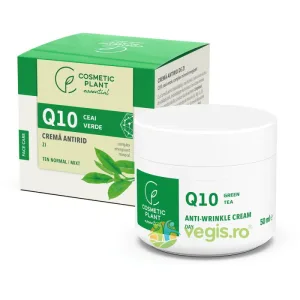 Crema Antirid de Zi cu Coenzima Q10 si Ceai Verde 50ml