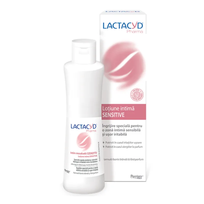 Lotiune Intima Sensitive, 250ml, Lactacyd PERRIGO — preț și oferte