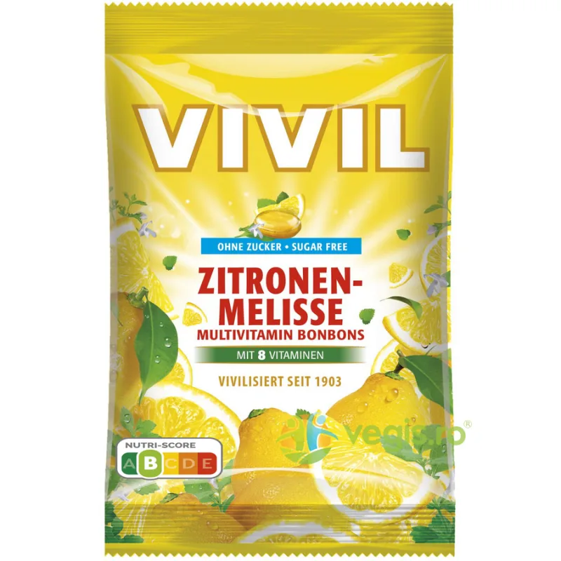 Bomboane cu Aroma de Lamaie si Multivitamine fara Zahar 60g VIVIL — preț și oferte