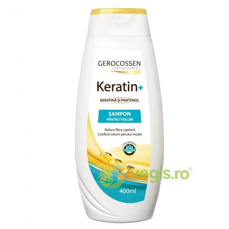 Sampon pentru Volum cu Keratina si Pantenol Keratin+ 400ml GEROCOSSEN — preț și oferte