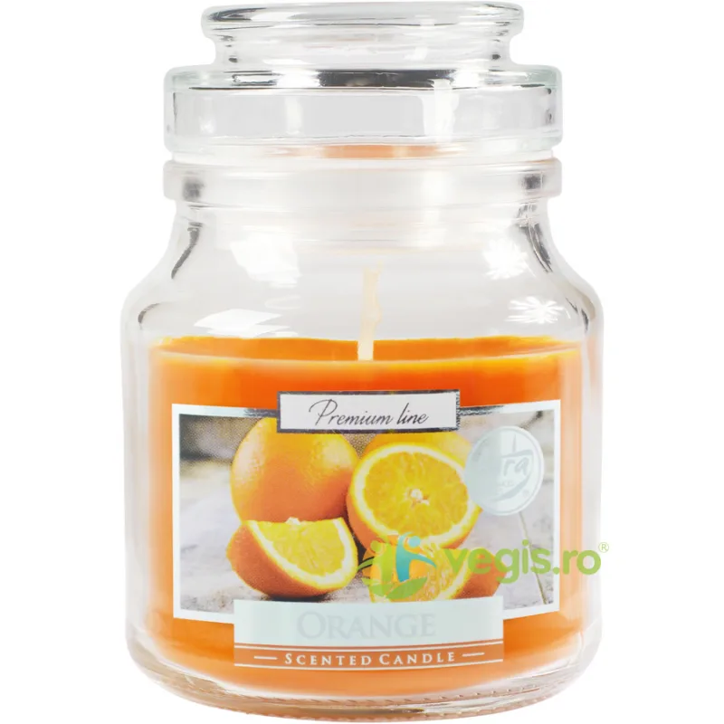 Lumanare Parfumata in Borcan cu Capac Aroma de Portocala BISPOL — preț și oferte
