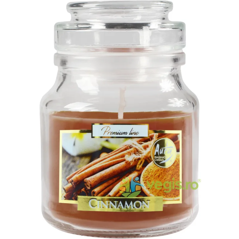 Lumanare Parfumata in Borcan cu Capac Aroma de Scortisoara BISPOL — preț și oferte