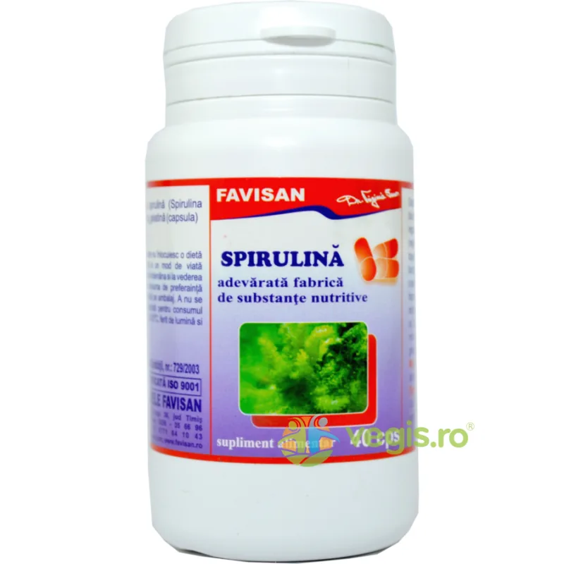 Spirulina 40cps Favisan — preț și oferte