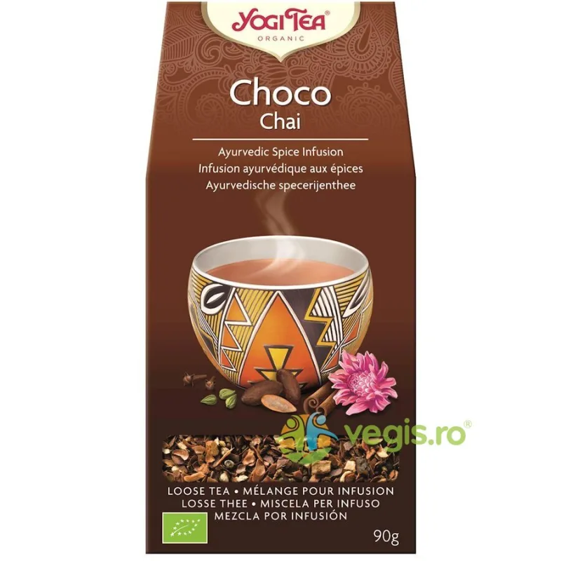 Ceai Choco cu Cacao Ecologic/Bio 90g YOGI TEA — preț și oferte