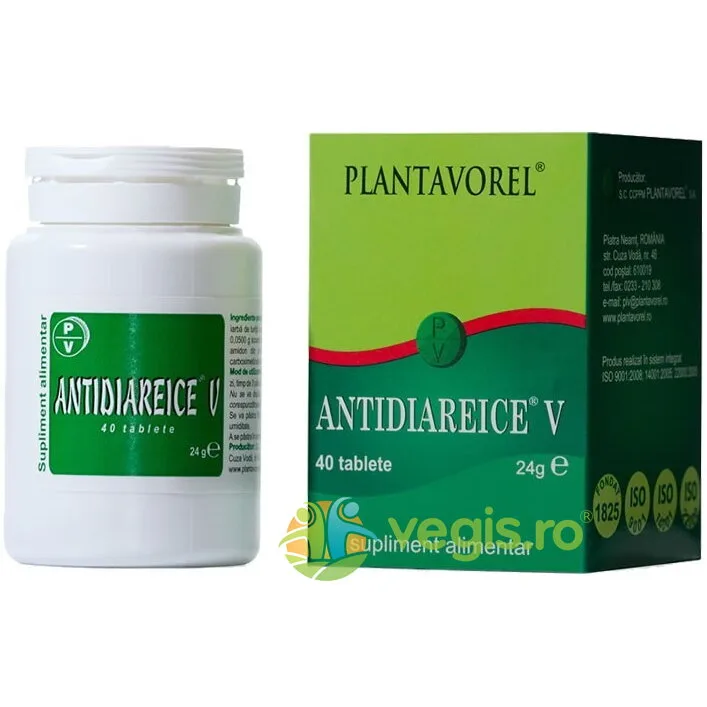 Antidiareice V 40cps PLANTAVOREL — preț și oferte