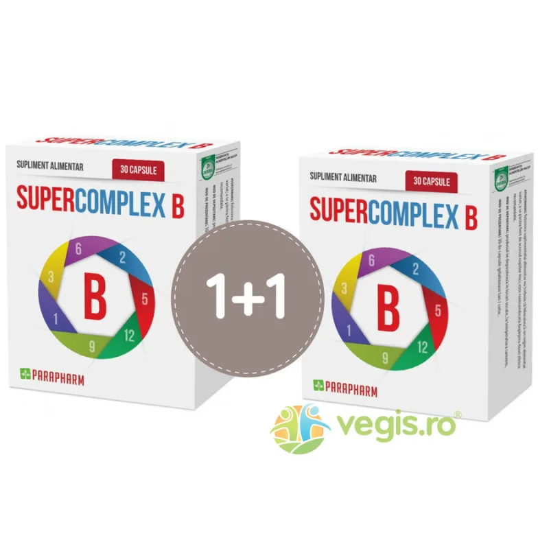 Pachet Super Complex B 30cps+30cps Quantum Parapharm — preț și oferte