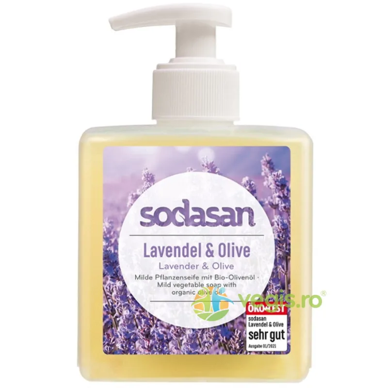 Sapun Lichid cu Lavanda si Masline 300ml Sodasan — preț și oferte