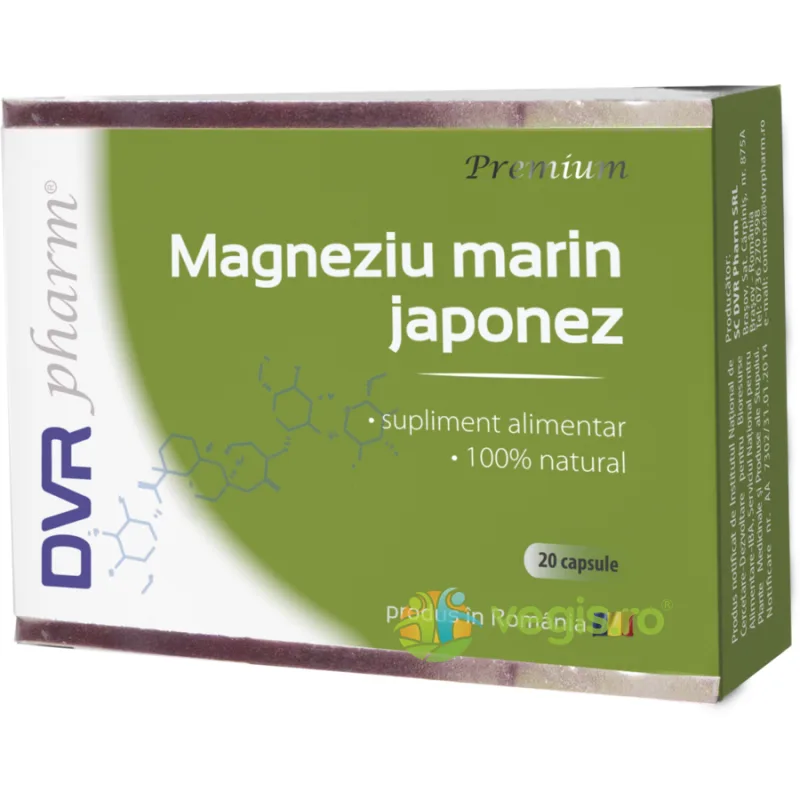 Magneziu Marin Japonez 20cps DVR&nbsp;PHARM — preț și oferte