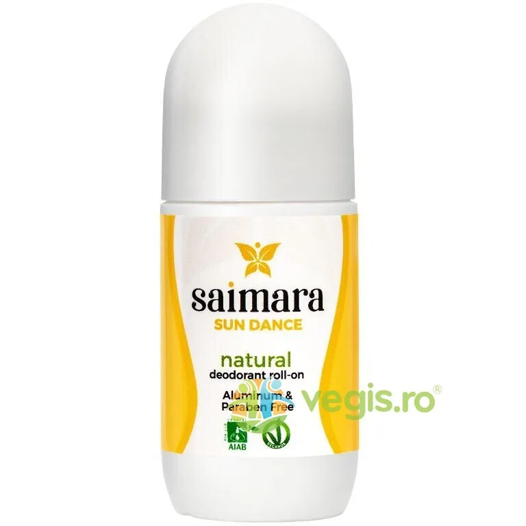 Deodorant Roll-On Natural Sun Dance 50ml SAIMARA — preț și oferte