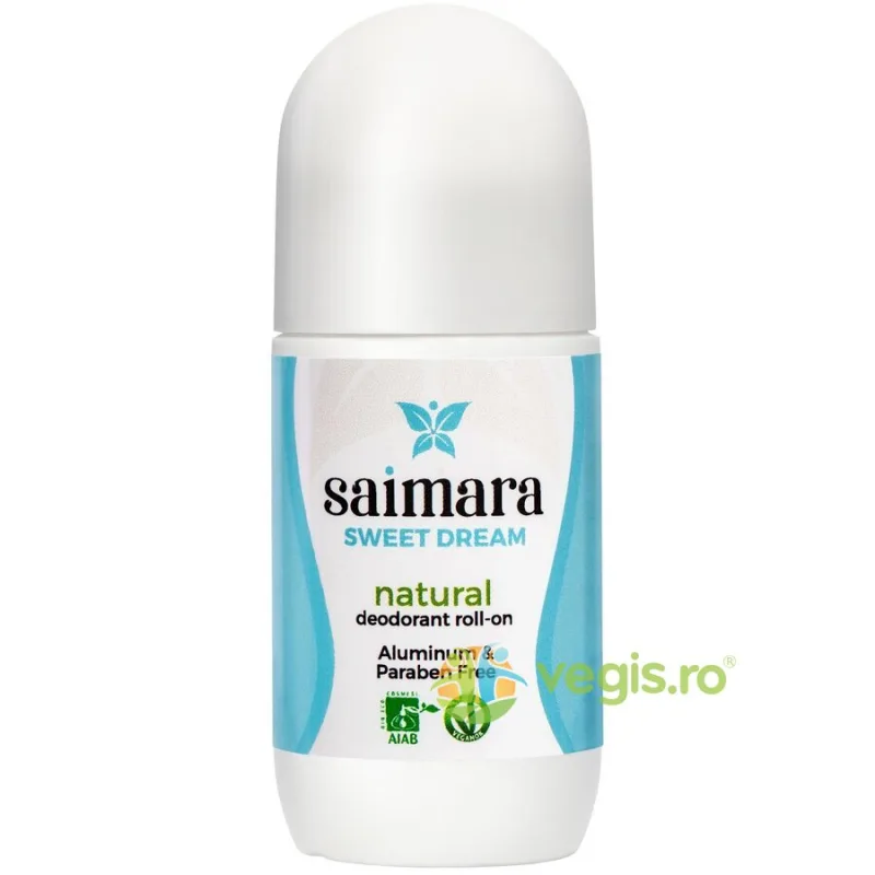 Deodorant Roll-On Natural Sweet Dream 50ml SAIMARA — preț și oferte