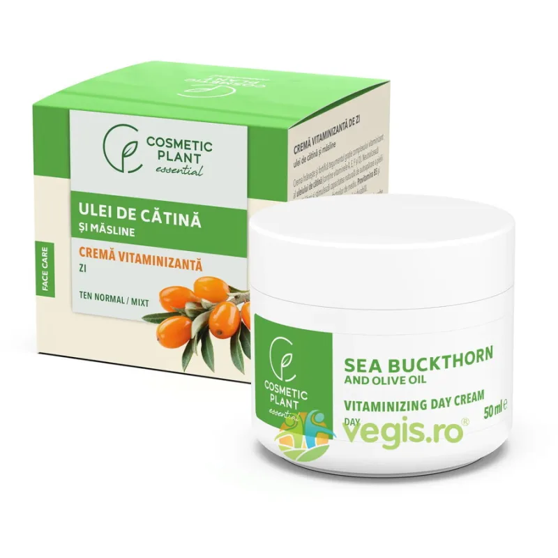 Crema Vitaminizanta de Zi cu Ulei de Catina si Ulei de Masline 50ml — preț și oferte