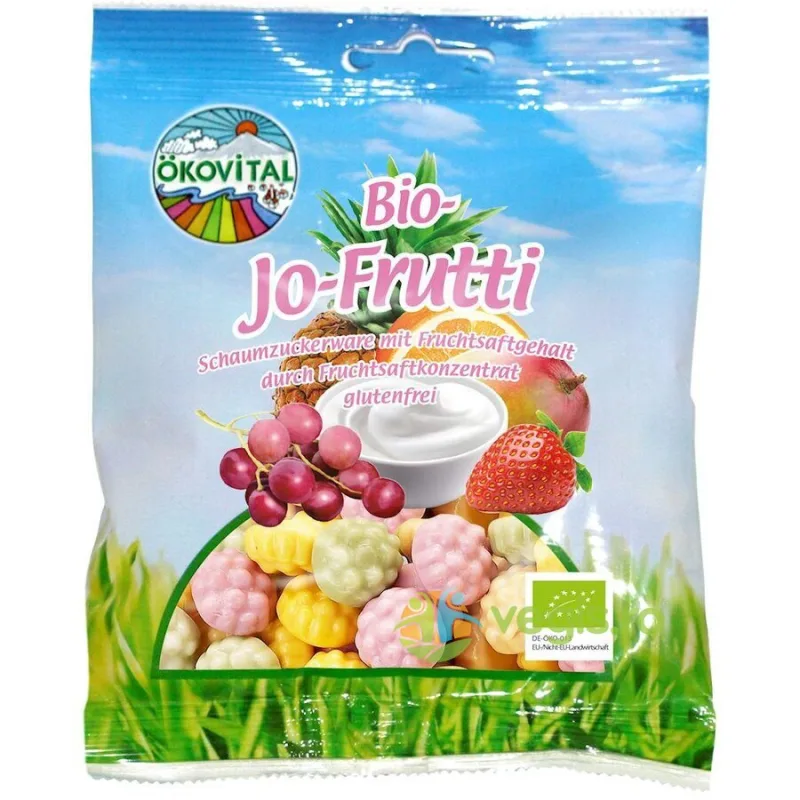 Jeleuri cu Fructe si Iaurt fara Gluten Ecologice/Bio 80g OKOVITAL — preț și oferte