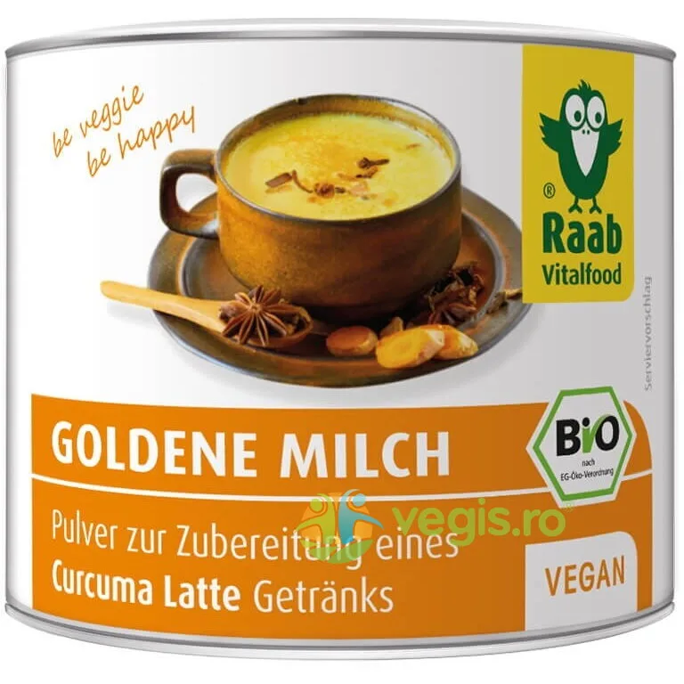 Bautura Instant cu Turmeric Golden Milk  Ecologic/Bio 70g RAAB — preț și oferte