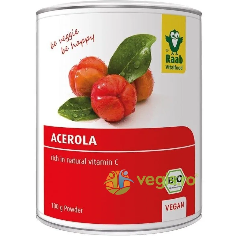 Acerola Pulbere Ecologica/Bio 100g RAAB — preț și oferte