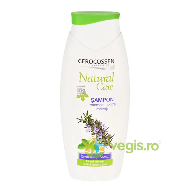 Sampon Tratament Contra Matretii cu Rozmarin si Menta Natural Care 400ml GEROCOSSEN — preț și oferte