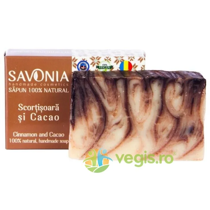 Sapun cu Scortisoara si Cacao 90g SAVONIA — preț și oferte