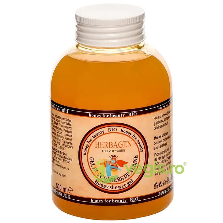 Gel de Dus cu Miere de Albine 500ml Herbagen — preț și oferte