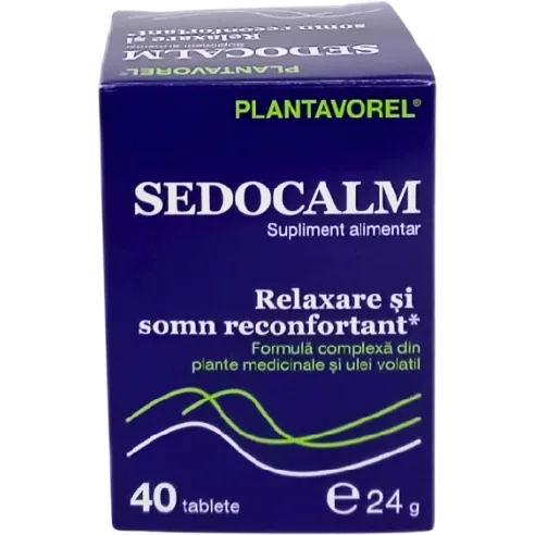 Sedocalm V 40cpr PLANTAVOREL — preț și oferte