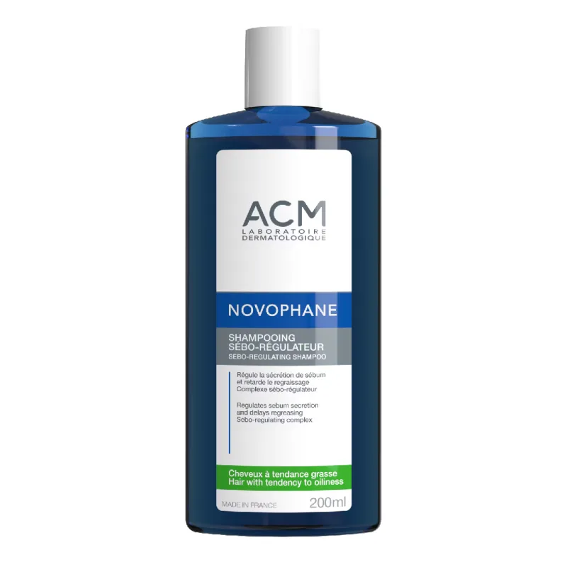 Sampon sebo-regulator, Novophane, 200 ml, ACM — preț și oferte