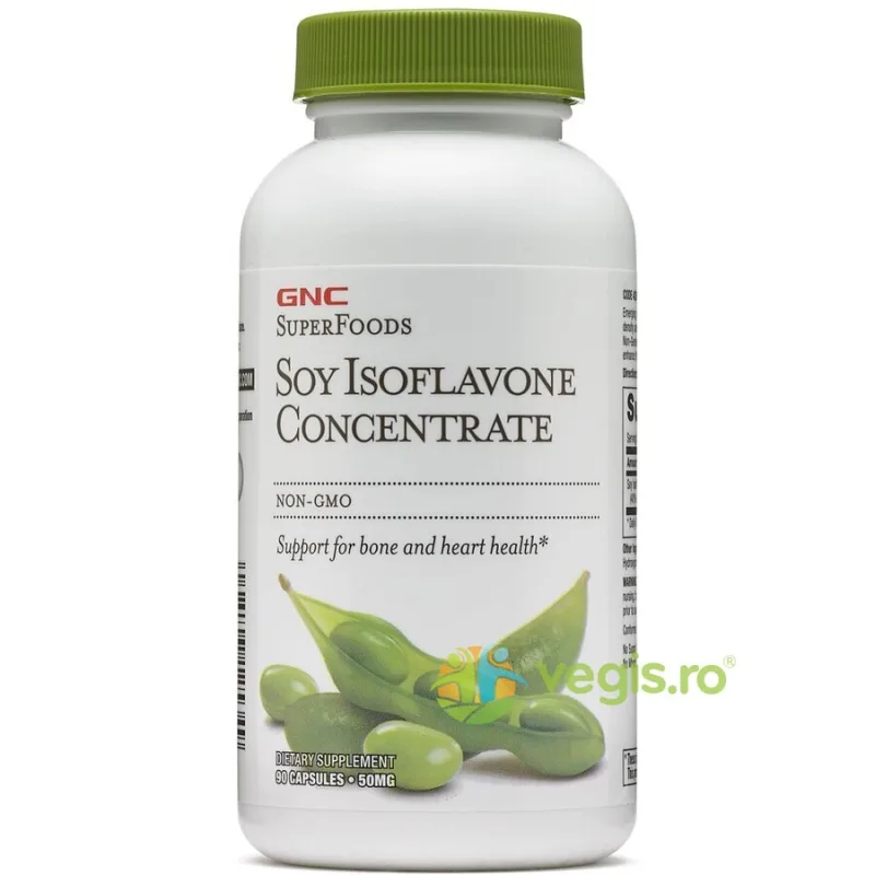 Isoflavone din Soia (Soy Isoflavone Concentrate) Super Foods 90cps GNC — preț și oferte