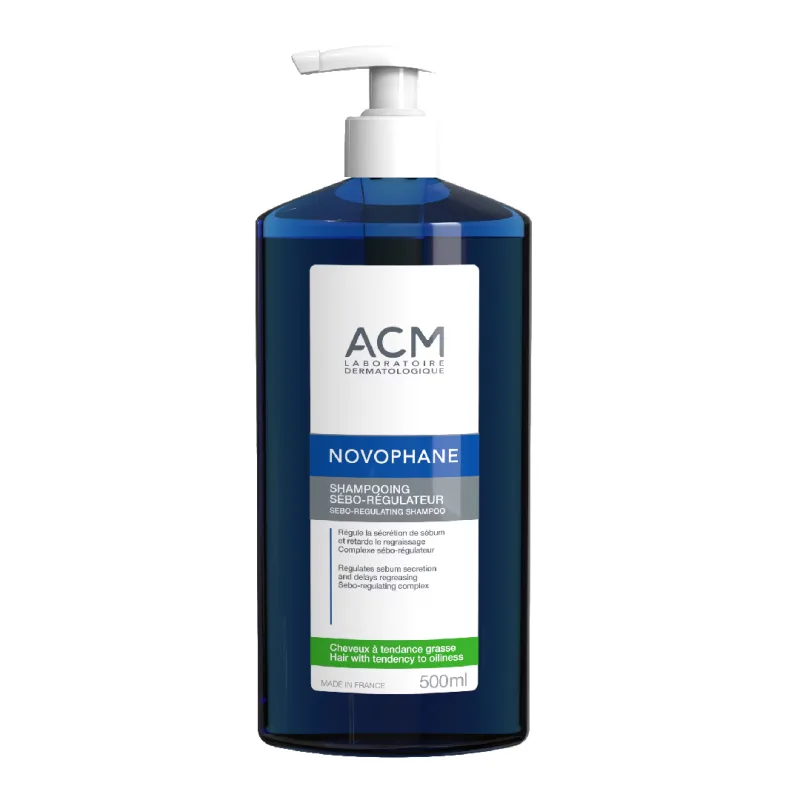 Sampon sebo-regulator, Novophane, 500 ml, ACM — preț și oferte