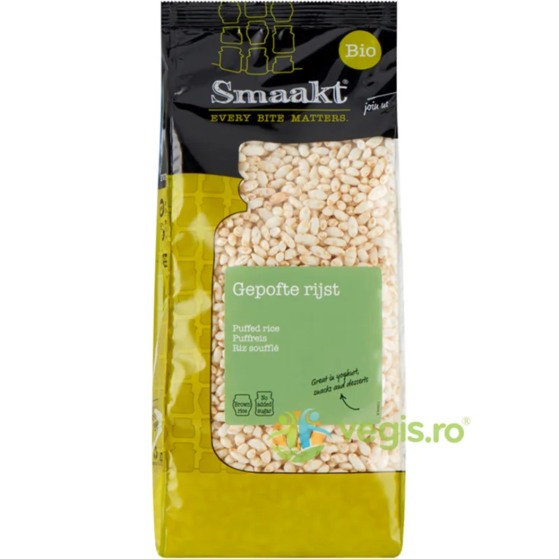 Orez Integral Expandat fara Zahar Ecologic/Bio 200g SMAAKT — preț și oferte