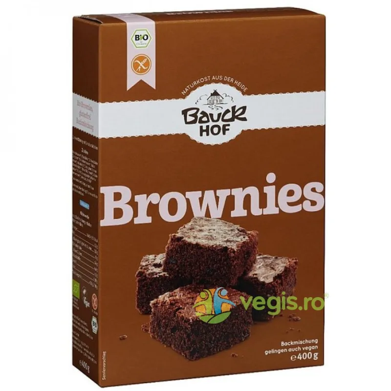 Mix pentru Negrese fara Gluten Ecologic/Bio 400g BAUCKHOF — preț și oferte