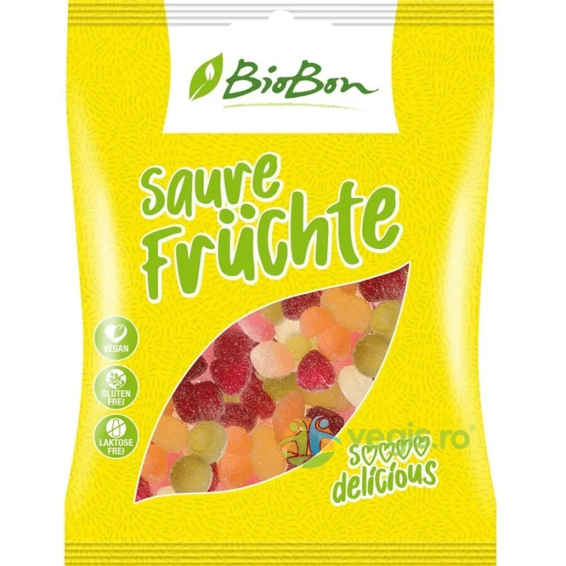 Jeleuri Acrisoare cu Fructe fara Gluten Ecologice/Bio 100g BIOBON — preț și oferte