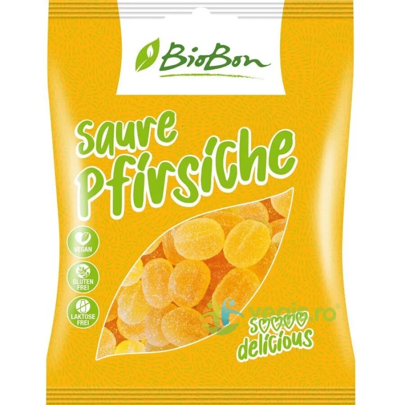 Jeleuri Acrisoare cu Piersici fara Gluten Ecologice/Bio 100g BIOBON — preț și oferte