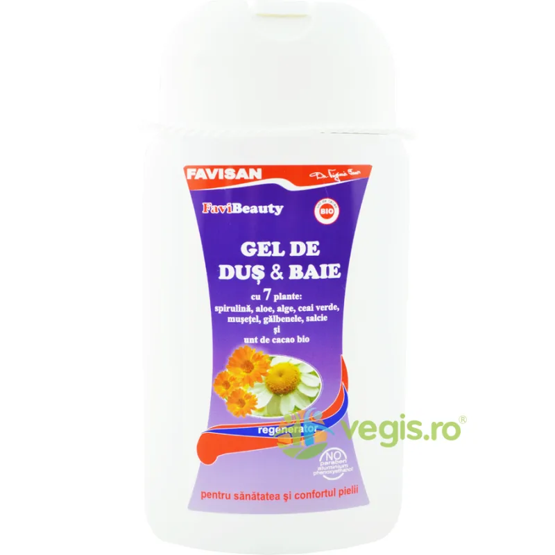 Gel De Dus si Baie Cu 7 Plante Favibeauty 300ml Favisan — preț și oferte