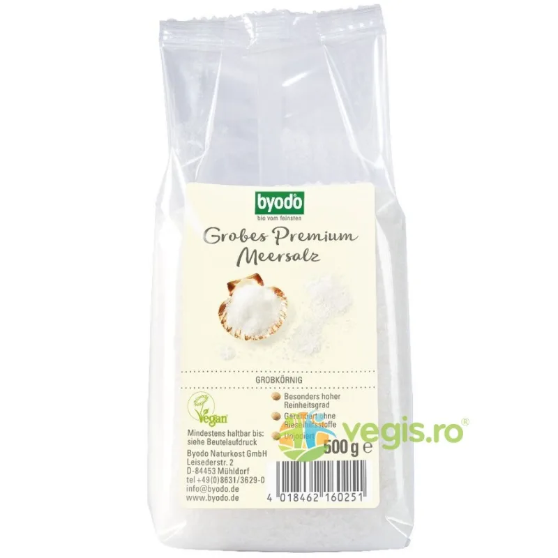 Sare de Atlantic Neiodata Grunjoasa 500g BYODO — preț și oferte