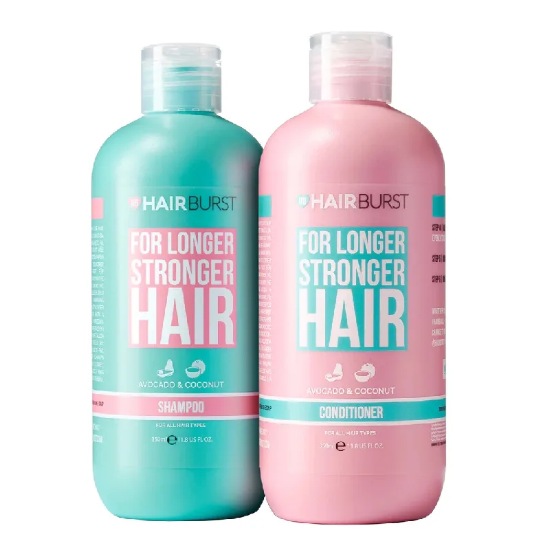Set sampon & balsam pentru fortifierea si accelerarea cresterii parului, 2*350 ml, Hairburst — preț și oferte