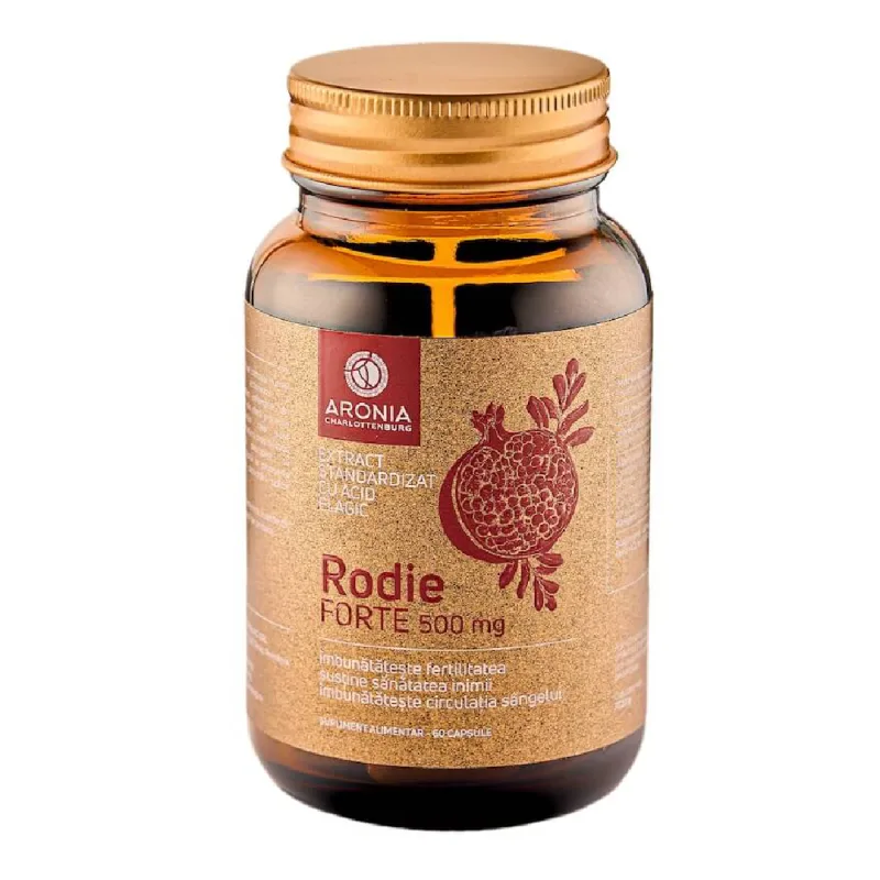 Rodie Forte 500mg, 60 capsule, Aronia Charlottenburg — preț și oferte