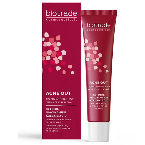 Crema triplu activa pentru ten acneic Acne Out | 30 ml — preț și oferte