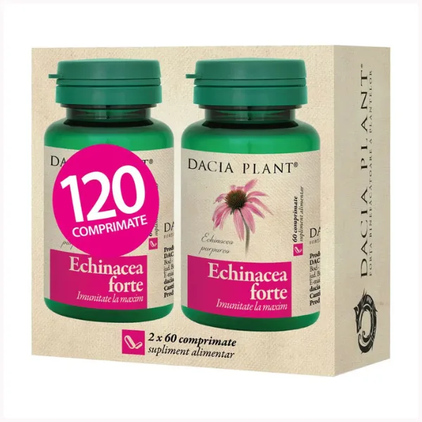 Echinacea Forte, Dacia Plant | 120 comprimate — preț și oferte