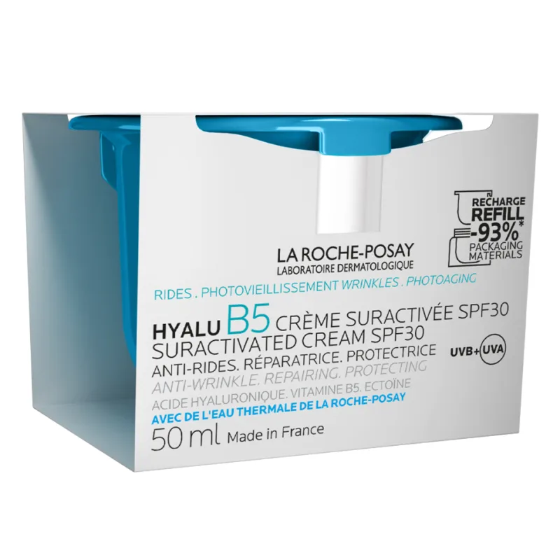 Rezerva Hyalu B5 Crema Supra-activata cu acid hialuronic si SPF 30, La Roche-Posay | 50 ml LA ROCHE POSAY — preț și oferte