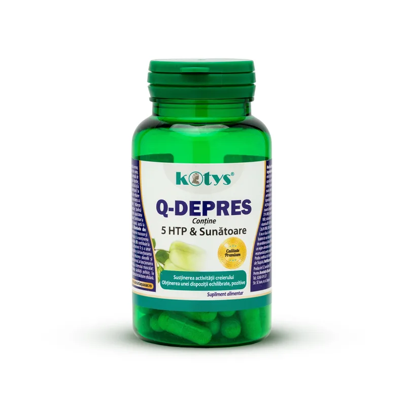 Q-Depres cu 5 HTP si sunatoare 60 cps Kotys Produse Kotys — preț și oferte