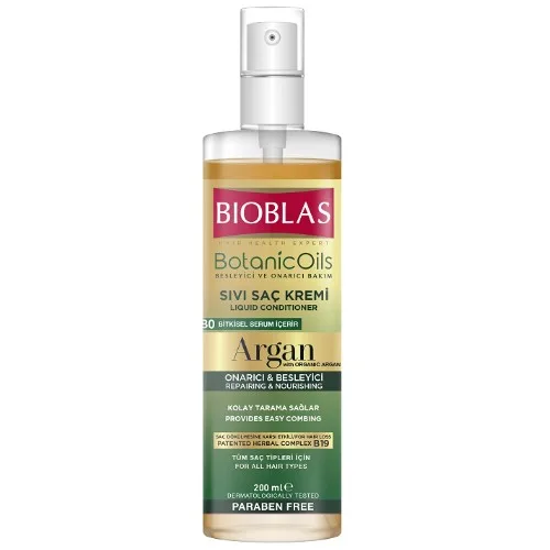 Balsam lichid pentru par cu ulei de Argan, 200ml, Bioblas — preț și oferte