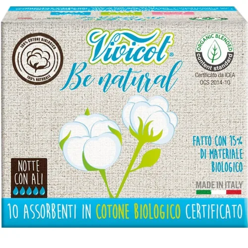Absorbante Noapte Bumbac 5 Picaturi 10buc  Bio Holistic — preț și oferte