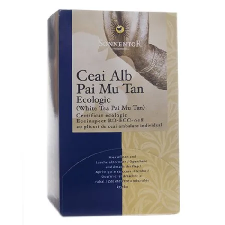 Ceai Alb Pai Mu Tan 20dz Sonnentor — preț și oferte