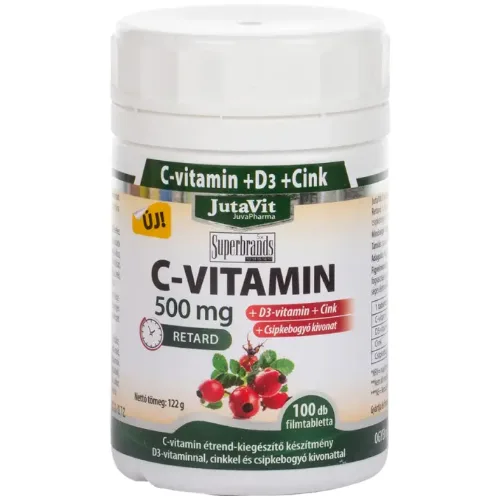 Vitamina C 500 MG +D3+Zinc 100tb Jutavit — preț și oferte
