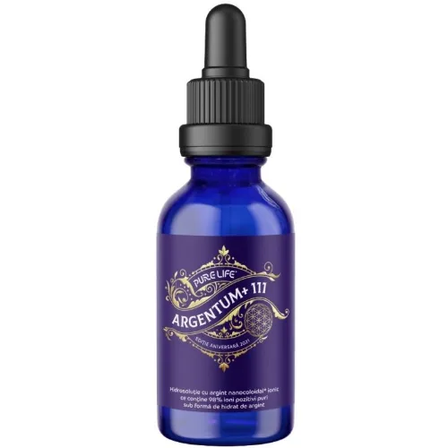 Argentum+ 111ppm cu pipeta 60ml Pure Life — preț și oferte
